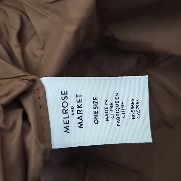 NWT Melrose & Market Plaid Eyelash Bucket Hat Rust Combo One Size - Picture 10 of 13